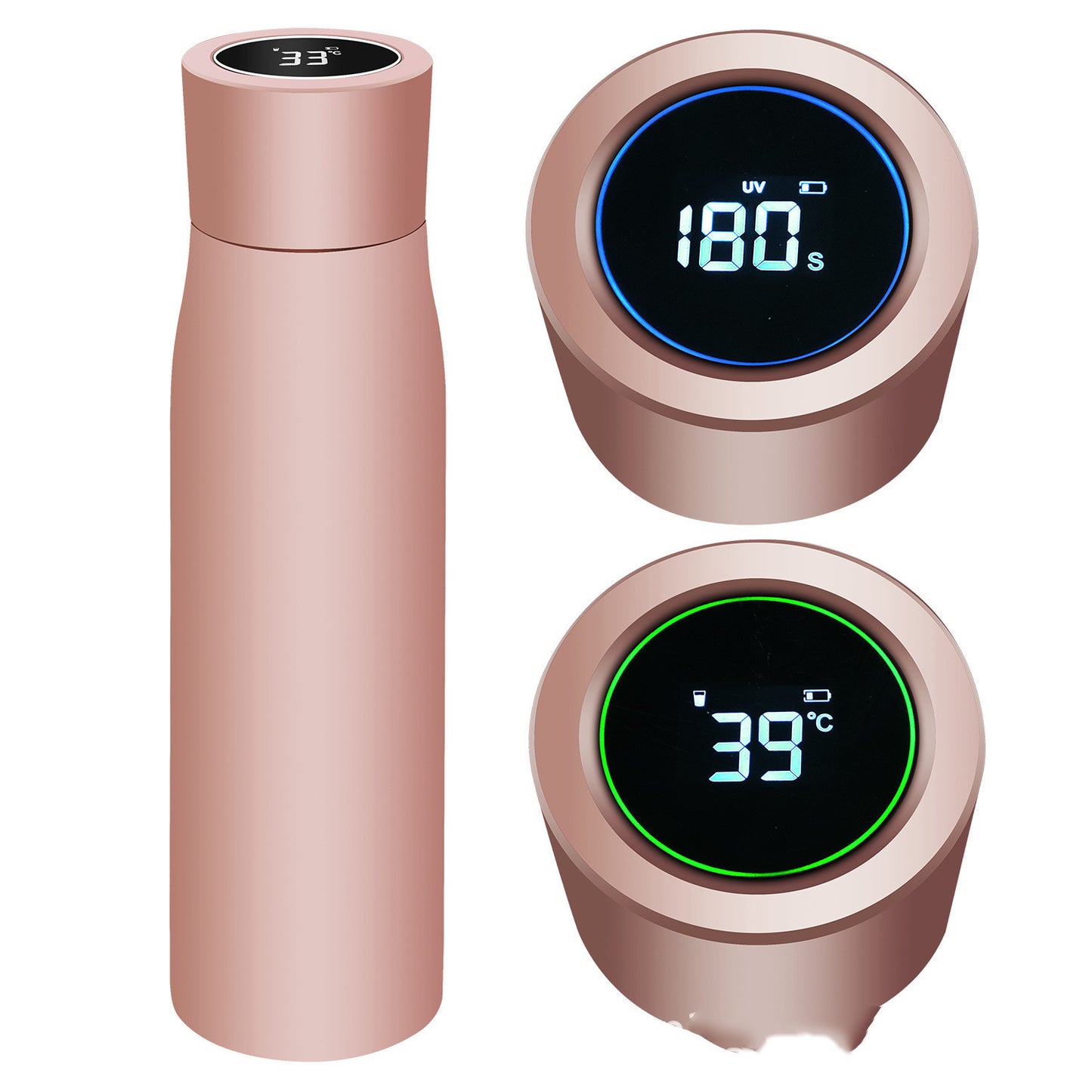 HydroGlow™ Self-Cleaning Smart Water Bottle